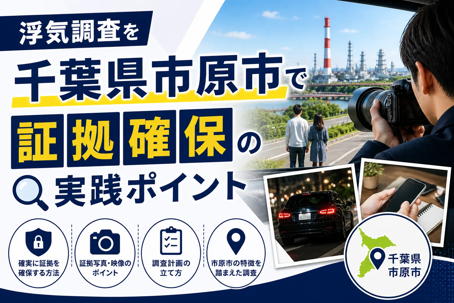 浮気調査を千葉県市原市でばれない方法と証拠確保の実践ポイント