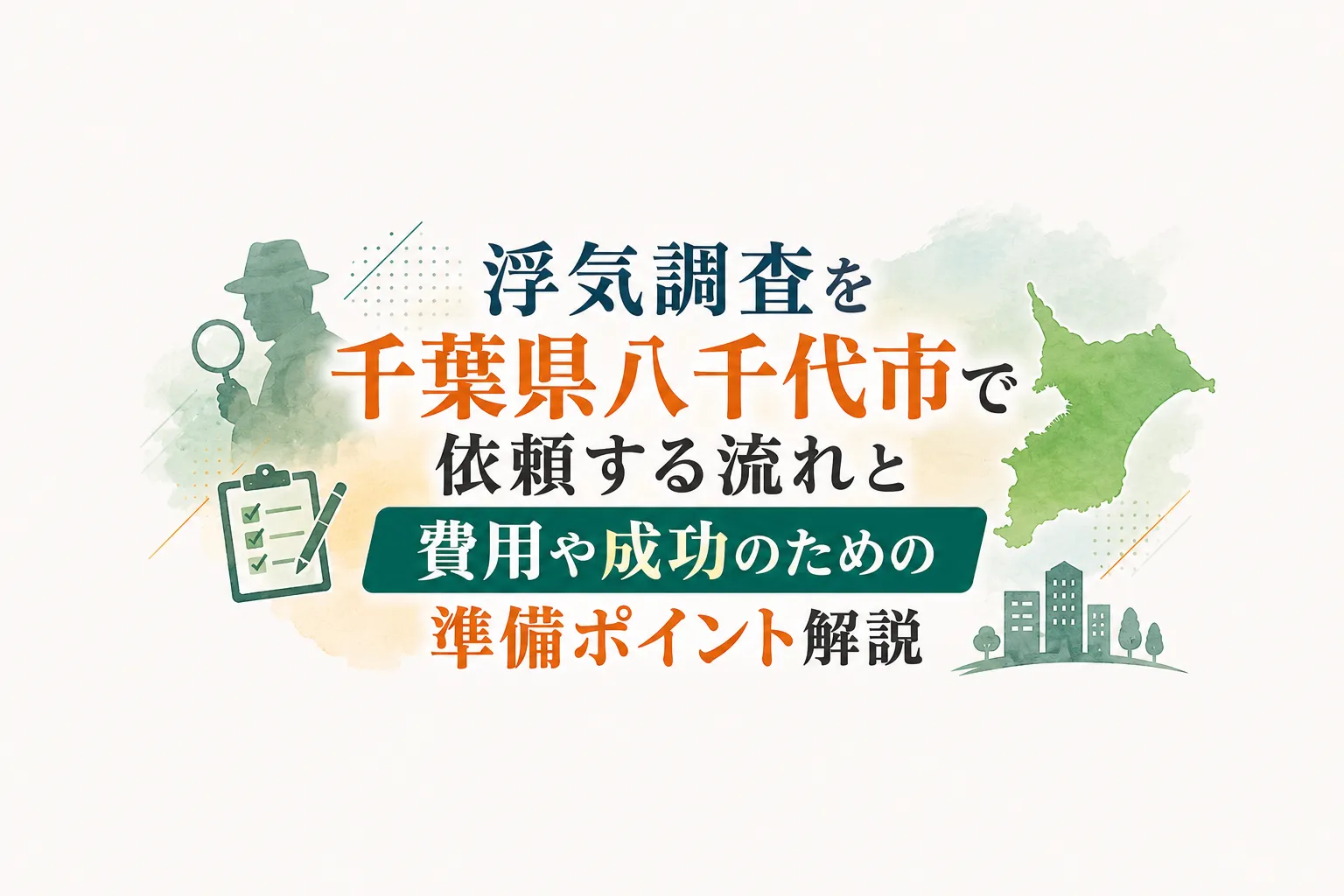 浮気調査を千葉県八千代市で依頼する流れと費用や成功のための準備ポイント解説