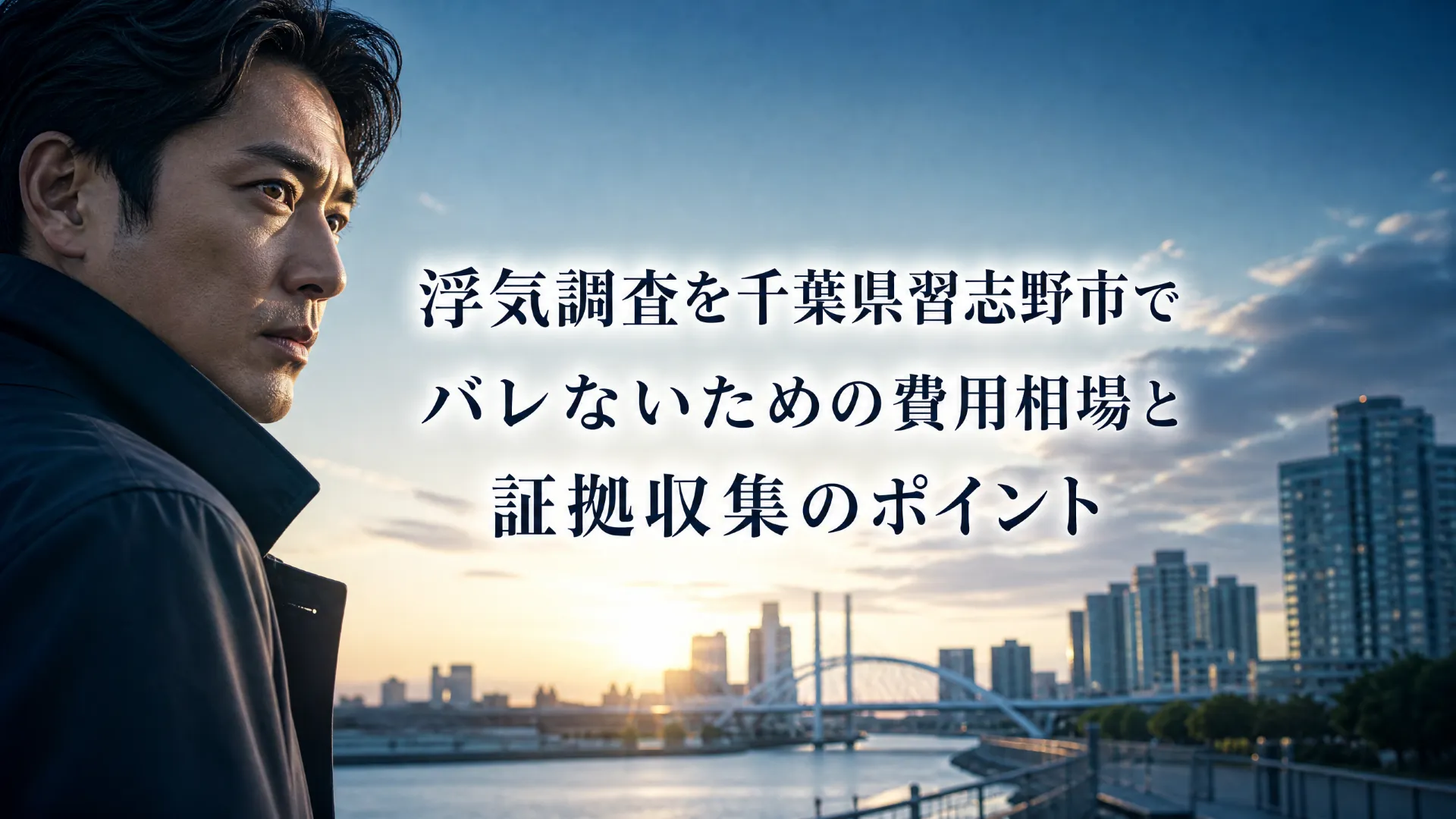 浮気調査を千葉県習志野市でバレないための費用相場と証拠収集のポイント