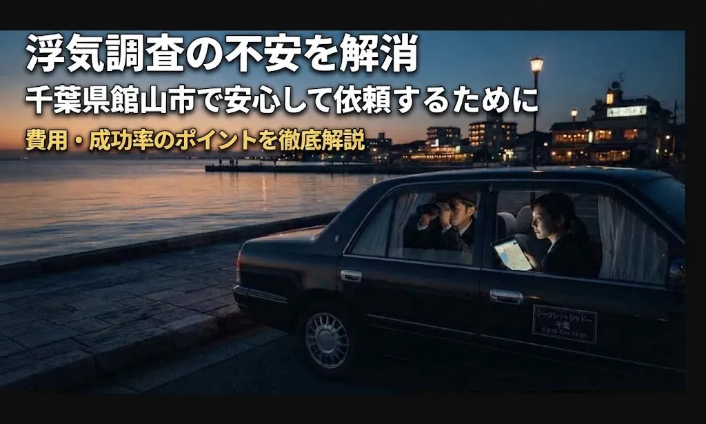 浮気調査と探偵事務所選びのポイントを千葉県館山市で安心して依頼するために知っておきたい費用と成功率