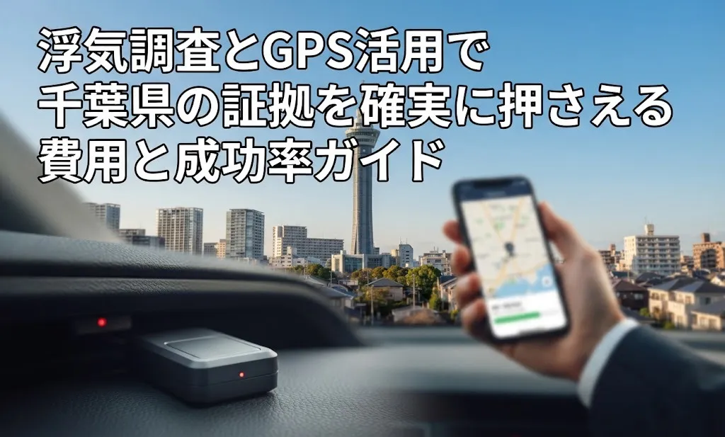 浮気調査とGPS活用で千葉県千葉市の証拠を確実に押さえる費用と成功率ガイド